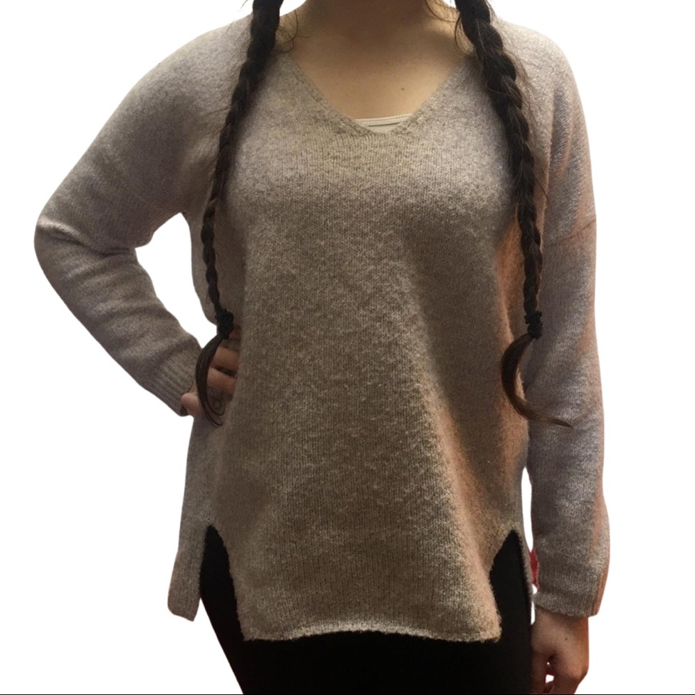 cream forever 21 sweater